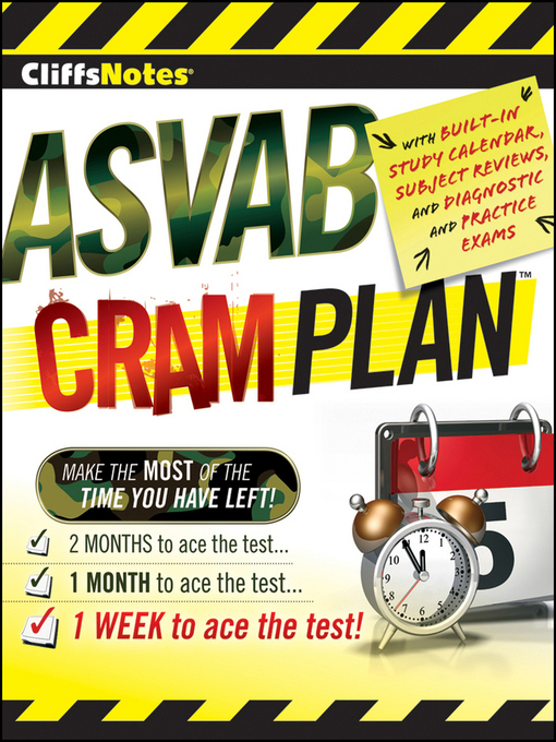 Imagen de portada para CliffsNotes ASVAB Cram Plan